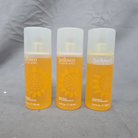 BOX OF APPROXIMATELY 20 ELIZABETH ARDEN SUNFLOWERS EAU DE TOILETTE SPRAYS (150 ML) - COLLECTION ONLY