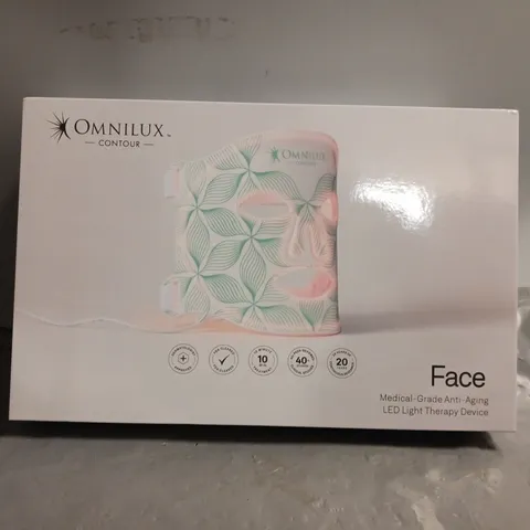 SEALED OMNILUX CONTOUR FACE LED LIGHT THERAPY DEVICE 