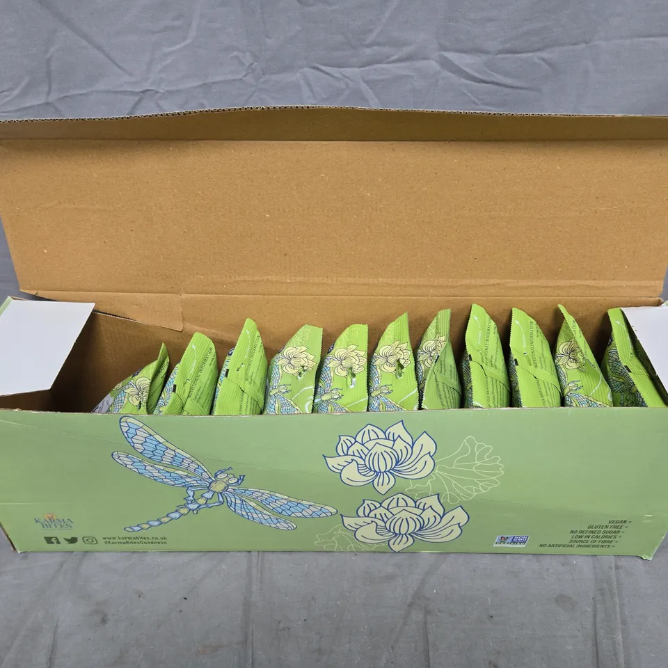 KARMA BITES POPPED LOTUS SEEDS (WASABI) - BOX OF APPROXIMATELY 10 PACKS