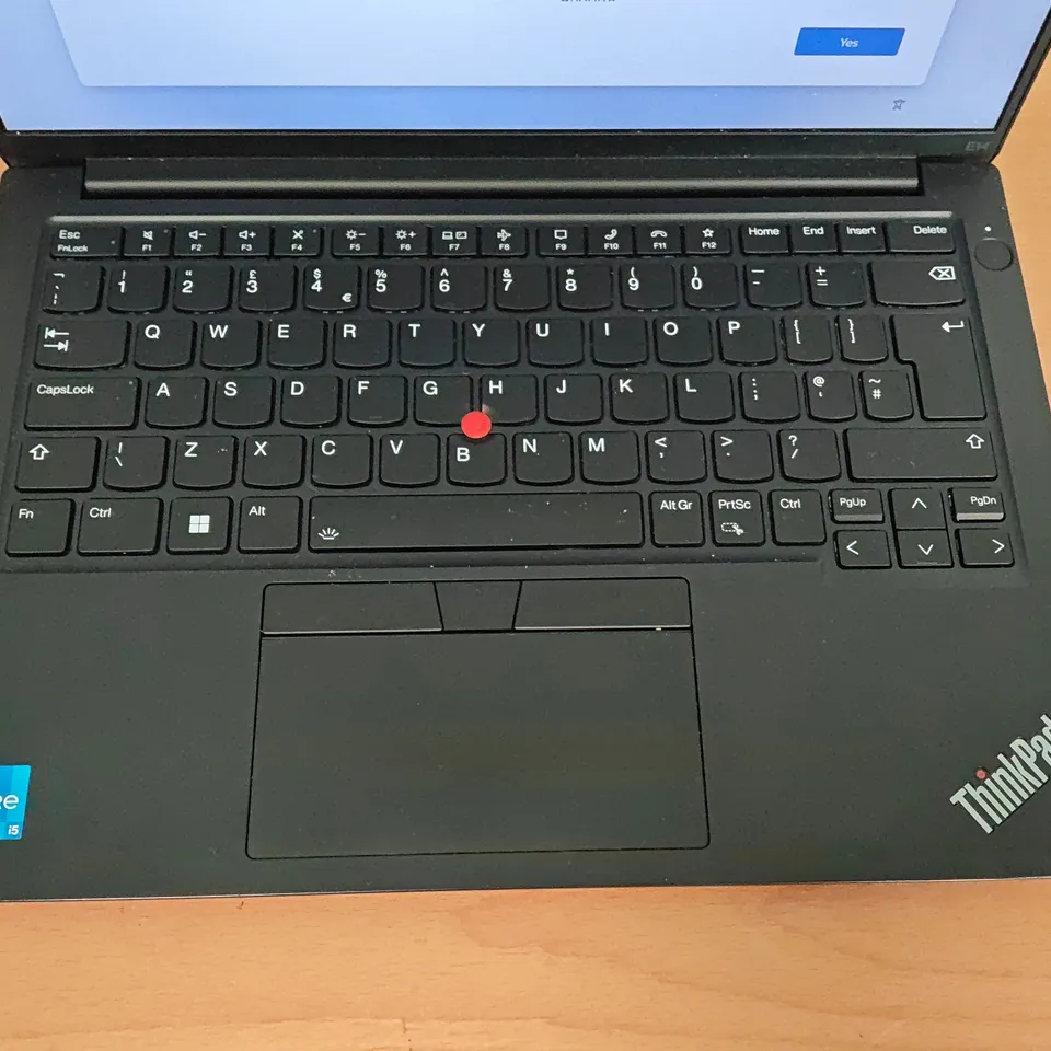 UNBOXED LENOVO THINKPAD E14 GEN 5 INTEL I5 LAPTOP IN BLACK