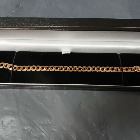 9CT YELLOW GOLD 1/4OZ SOLID DIAMOND CUT NECKLACE