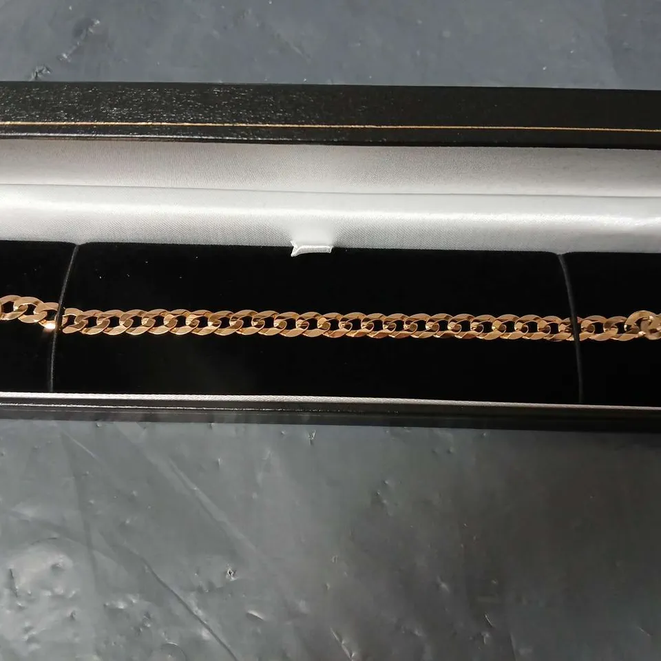 9CT YELLOW GOLD 1/4OZ SOLID DIAMOND CUT NECKLACE RRP £549