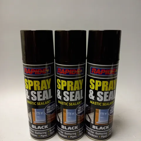BOX OF 24 RAPIDE SPRAY & SEAL IN BLACK