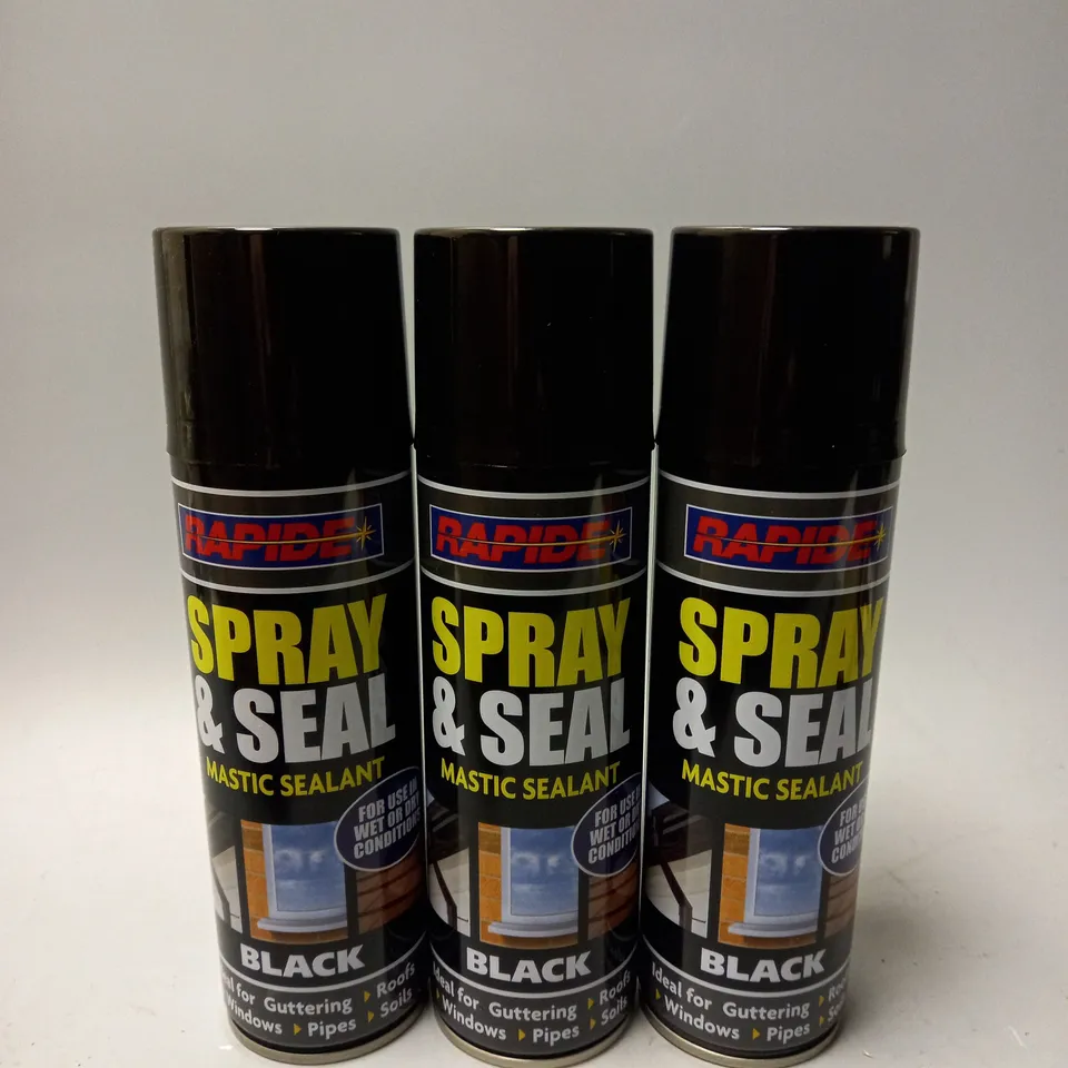BOX OF 24 RAPIDE SPRAY & SEAL IN BLACK