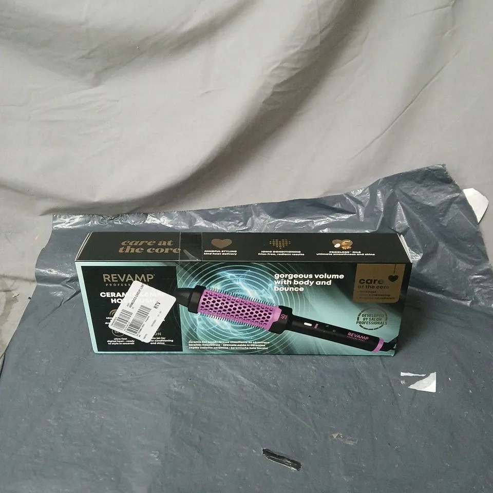 10 X REVAMP CERAMIC PURPLE/BLACK 40MM HOT BRUSH BOXED