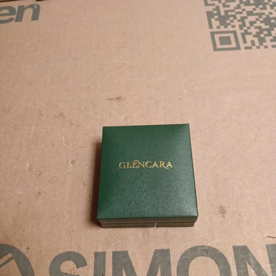 GLENCARA GOLD DIAMOND SAPPHIRE CELTIC HEART NECKLACE – MADE IN IRELAND