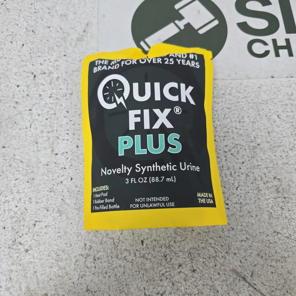 QUICK FIX PLUS NOVELTY SYNTHETIC URINE – 3 FL OZ (88.7 ML)