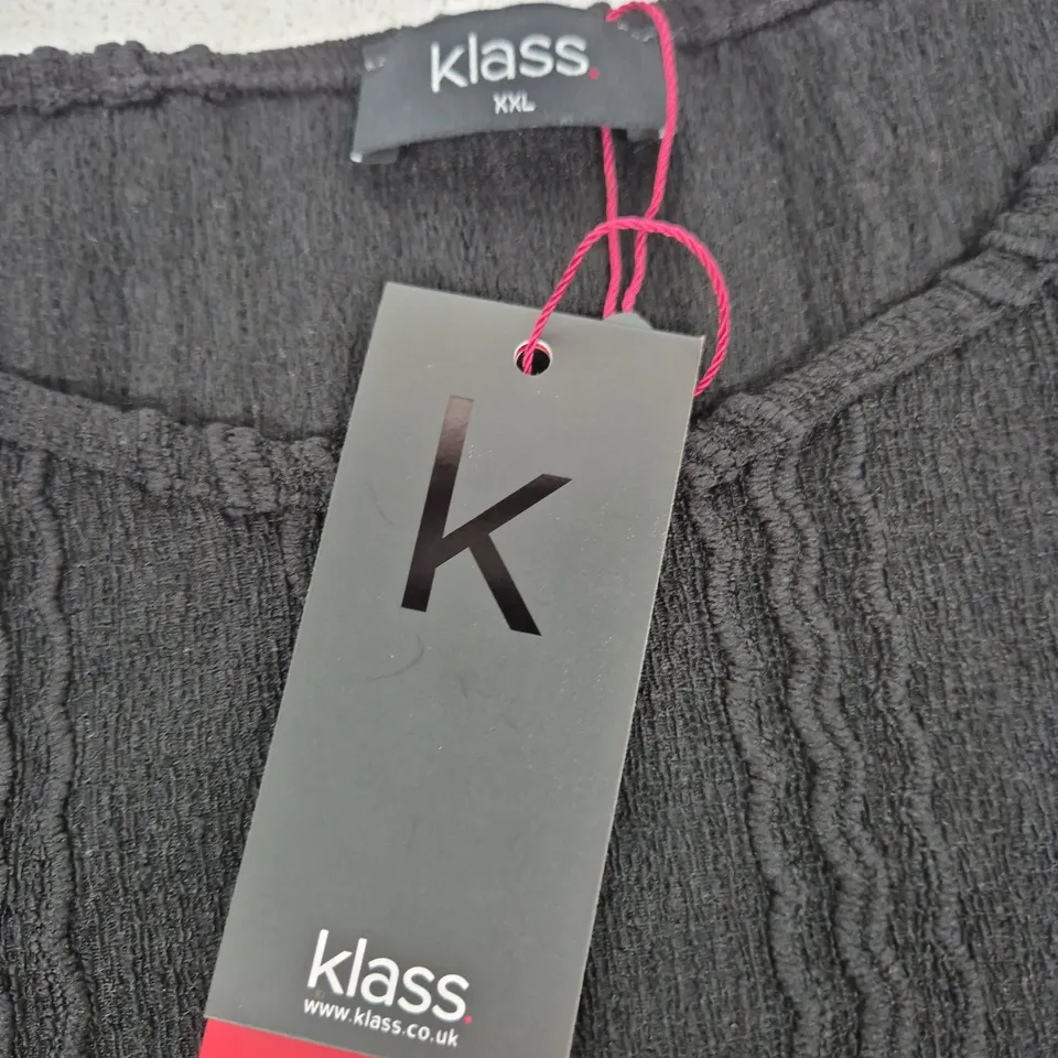 KLASS SLEEVELESS KNIT TOP – BLACK, XXL