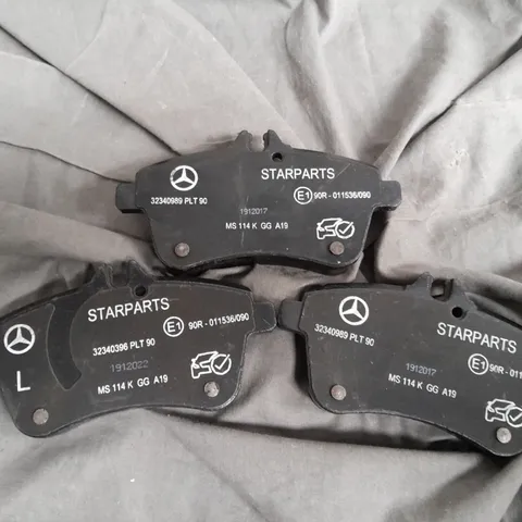 SET OF 3 MERCEDES BRAKE PADS MS 114K GGA19