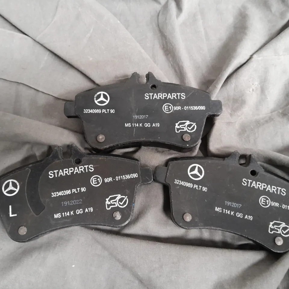 SET OF 3 MERCEDES BRAKE PADS MS 114K GGA19 