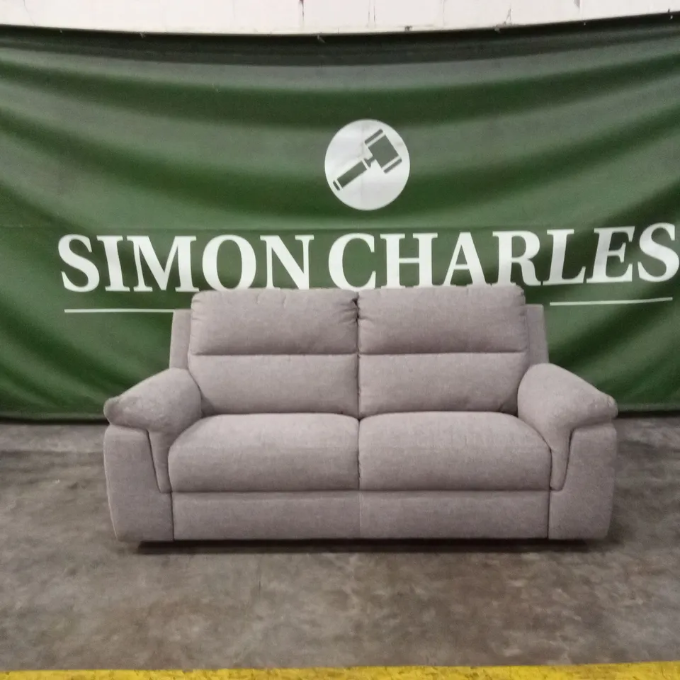 QUALITY DESIGNER ITALIAN MADE 3 SEATER FABRIC SOFA