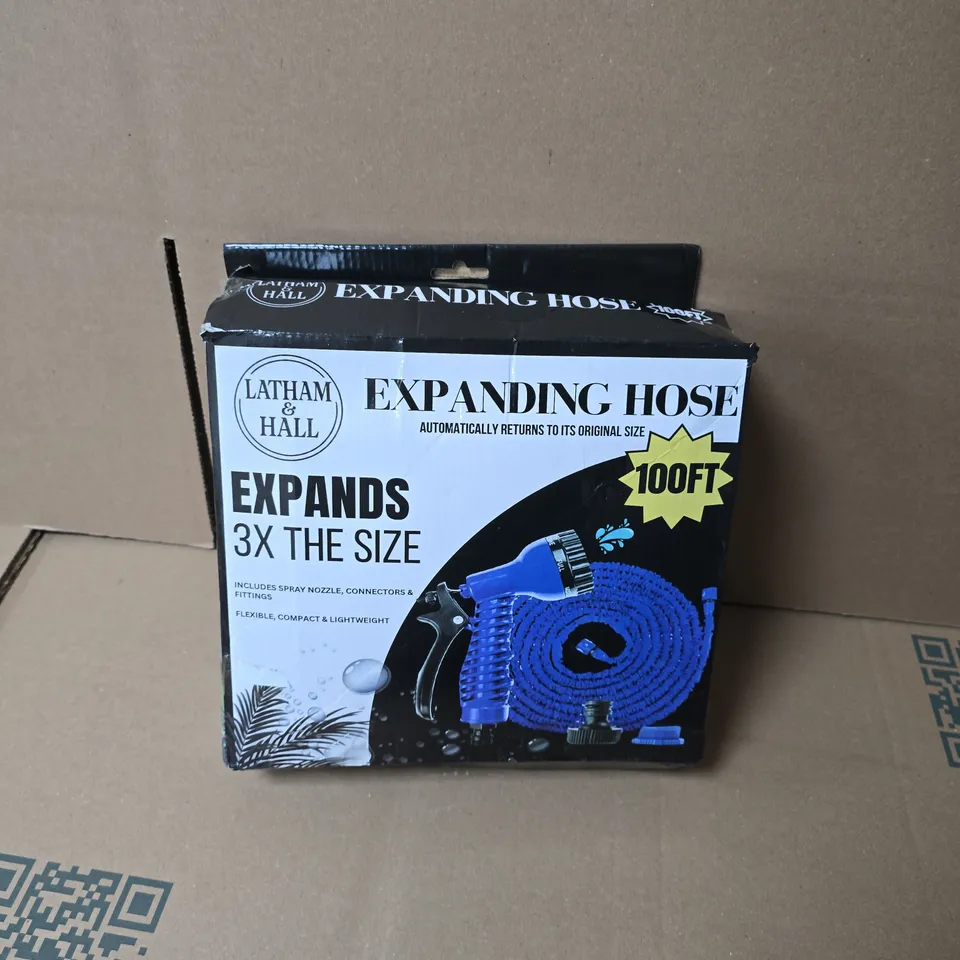 BOXED LATHAM & HALL EXPANDING HOSE (100FT)