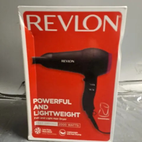 BOXED REVLON FAST DRYING 2000W HAIR DRYER