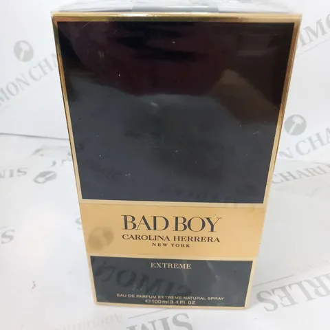 BOXED AND SEALED BAD BOY CAROLINA HERRERA NEW YORK EXTREME EAU DE PARFUM 100ML