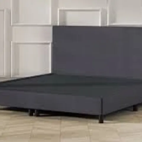 BRAND NEW EMMA BOXSPRING BED ESSENTIAL (DELUXE HOTEL BED) DARK GREY150X200(FIVE PARTS)