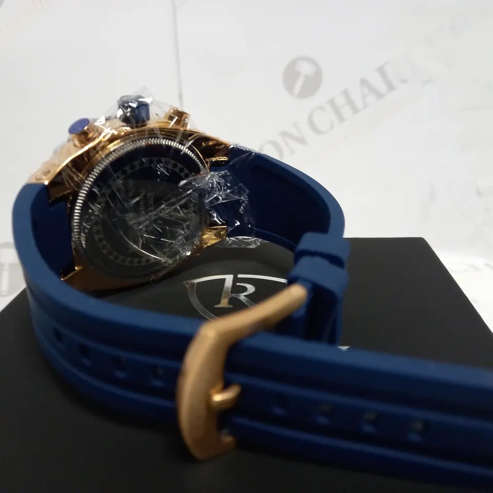 RUCKSTUHL CHRONOGRAPH STYLE RUBBER STRAP WATCH