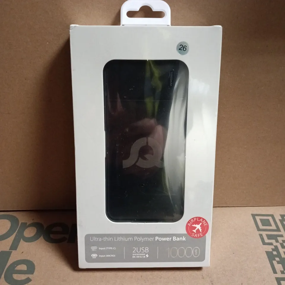 SEALED ULTRA-THIN LITHIUM POLYMER POWER BANK - 1000MAH