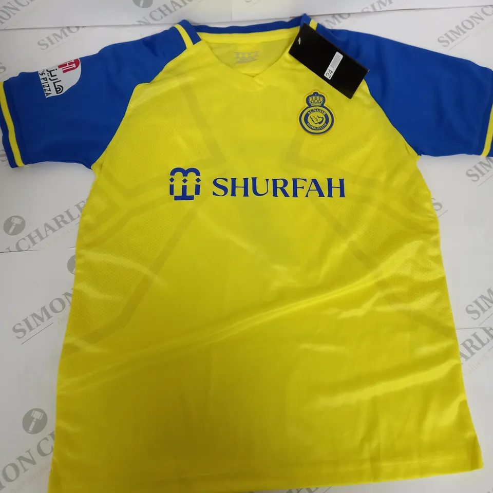 AL NASSR HOME KIT WITH RONALDO 7 SIZE 24