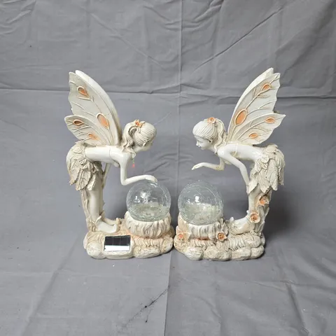 GARDEN REFLECTIONS SET OF 2 SOLAR FAIRIES