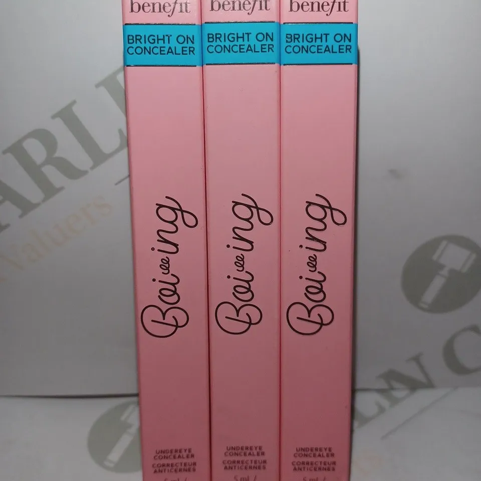 LOT OF APPROX 18 X 5ML BENEFIT COSMETICS BOI-ING BRIGHT ON BRIGHTENING UNDEREYE CONCEALER - #WALNUT