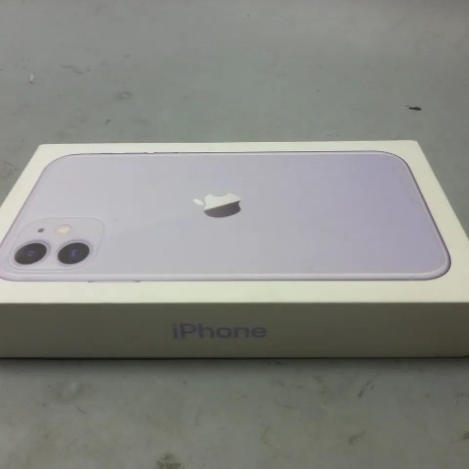 BOXED APPLE IPHONE 11 128GB MOBILE PHONE - PURPLE