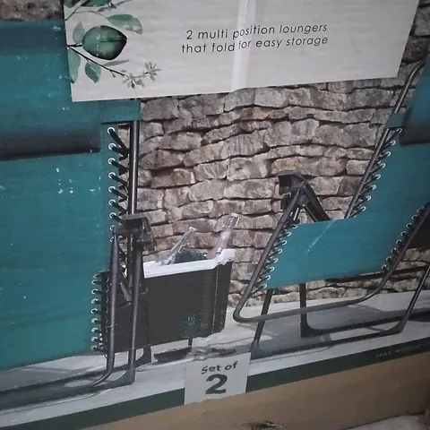 BOXED HELSINKI LOUNGER TEAL TWIN PACK