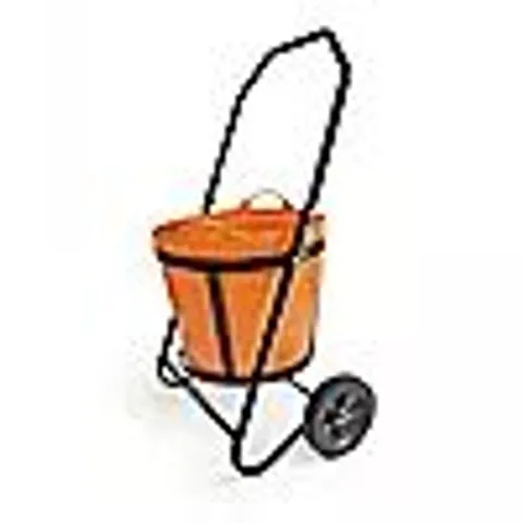 BUILDCRAFT GARDEN TROLLEY CART WITH 3 BUCKETS