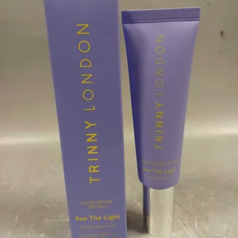 BOXED TRINNY LONDON SEE THE LIGHT SPF 50+ MOISTURISER 50ML