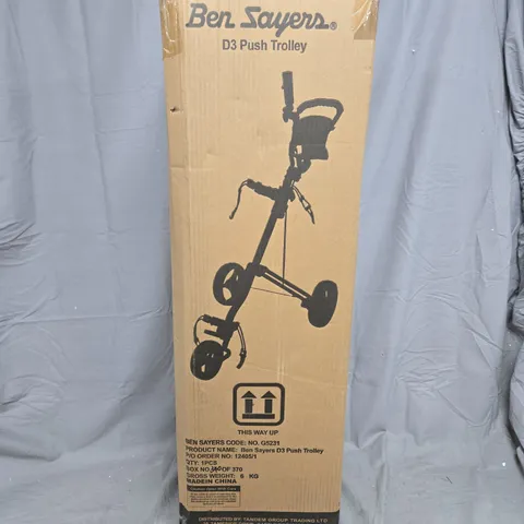 BOXED BEN SAYERS D3 PUSH TROLLEY - COLLECTION ONLY 