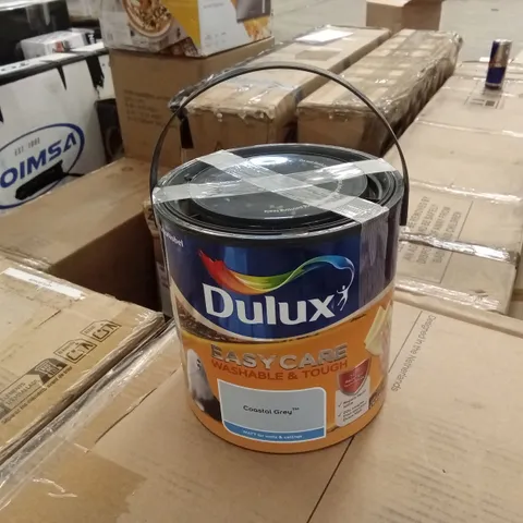DULUX EASYCARE WASHABLE & TOUGH WALL AND CEILING PAINT IN COASTAL GREY, 2.5L
