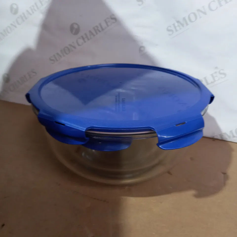 LOCK & LOCK NESTABLE OVEN-SAFE GLASS PREP & STORE BOWLS