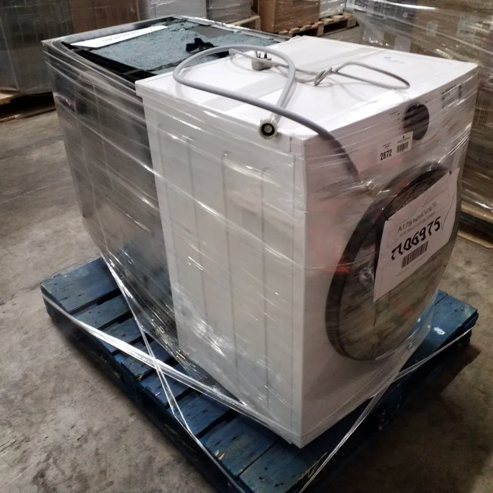 MIDEA MF20EW90WB FREESTANDING WASHING MACHINE AND COMFEE KWH-BD1413I-B FULLY INTEGRATED DISHWASHER