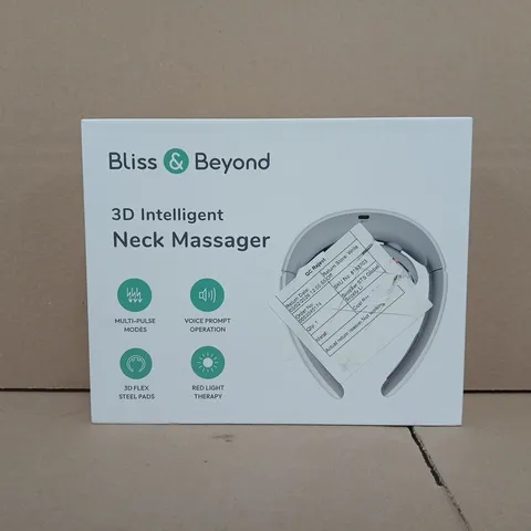 BOXED BLISS & BEYOND 3D INTELLIGENT NECK MASSAGER