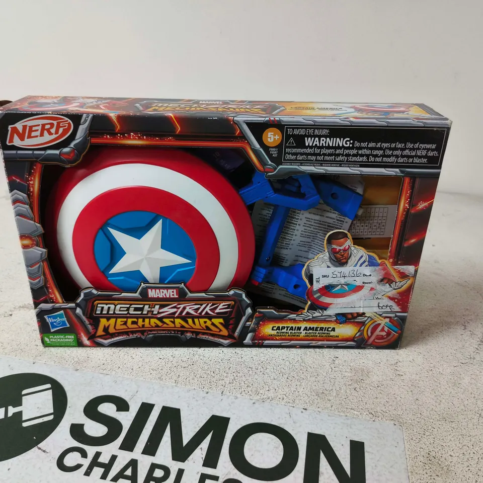 NERF MARVEL MECH STRIKE MECH ARMOR CAPTAIN AMERICA – BOXED
