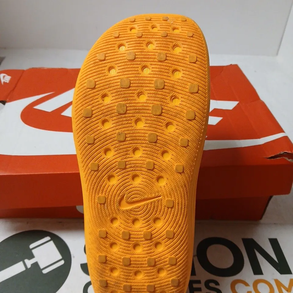 BOXED PAIR OF NIKE REACT X REJUVEN SLIDE – YELLOW, UK 8 