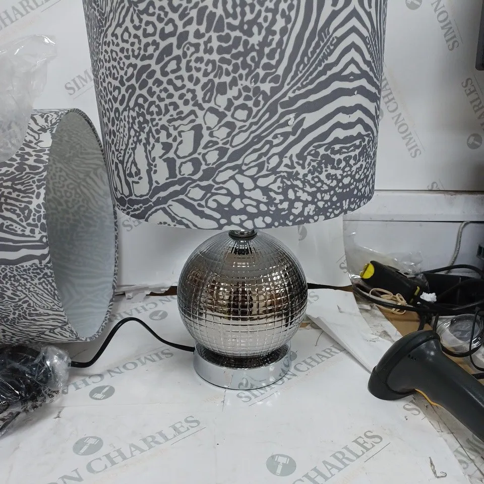 JM BY JULIEN MACDONALD SET OF 2 DISCO BALL LAMPS