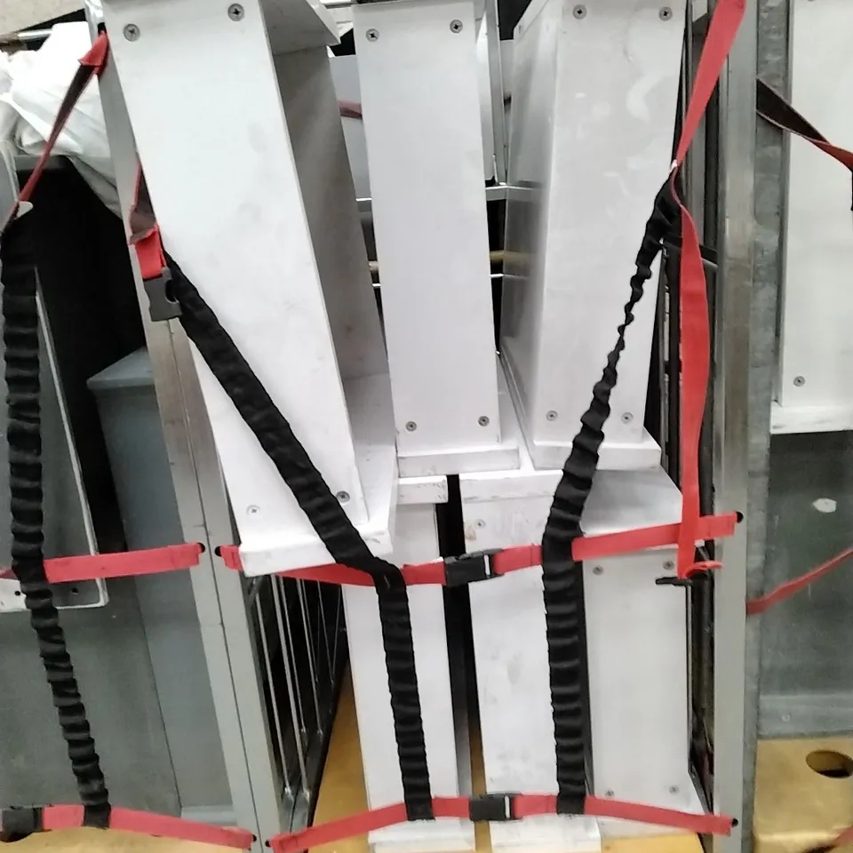 5 CAGES OF ASSORTED FURNITURE PARTS