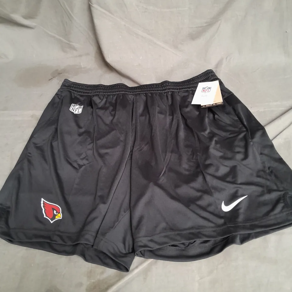 NIKE NFL DRI-FIT SHORTS IN BLACK SIZE XL