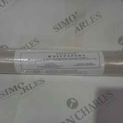 DESIGNER SINGLE ROLL OF DECORATIVE WALLPAPER IN GREY