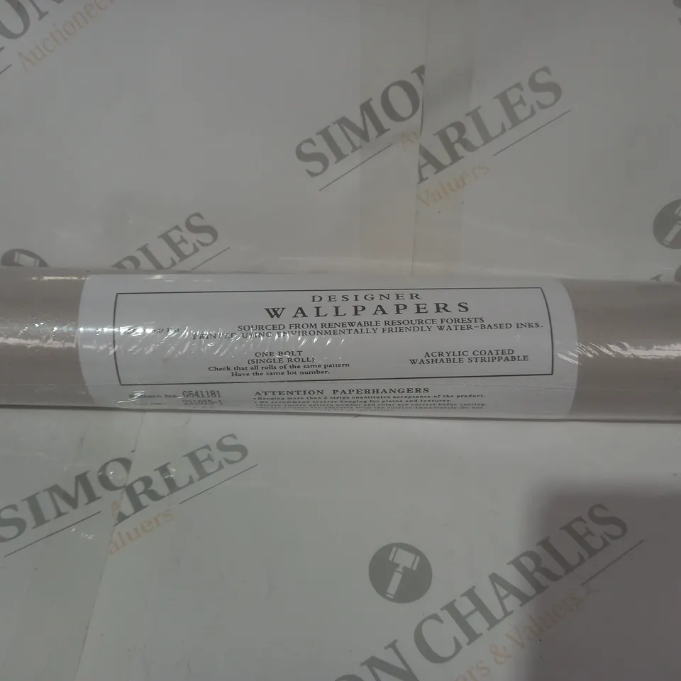 DESIGNER SINGLE ROLL OF DECORATIVE WALLPAPER IN GREY