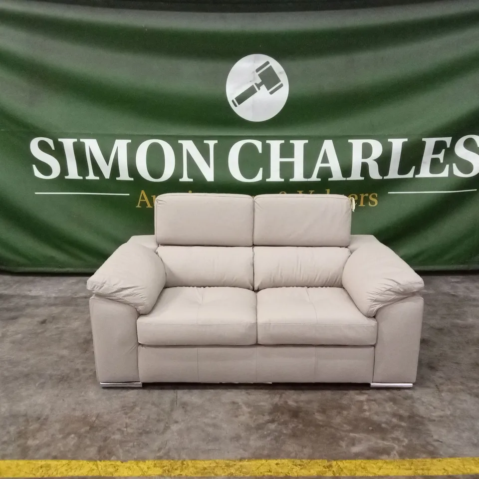 BRADY 100% PREMIUM LEATHER 2 SEATER SOFA RRP £1099