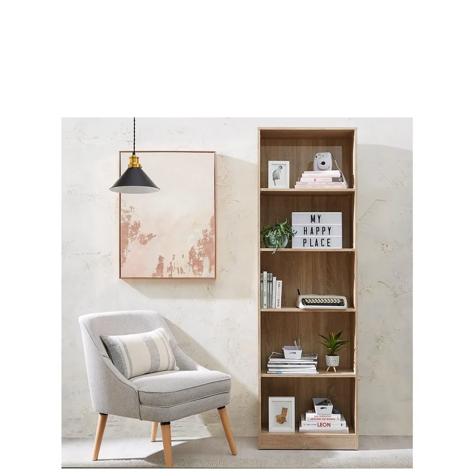 BOXED METRO TALL WIDE BOOKCASE - COLLECTION ONLY