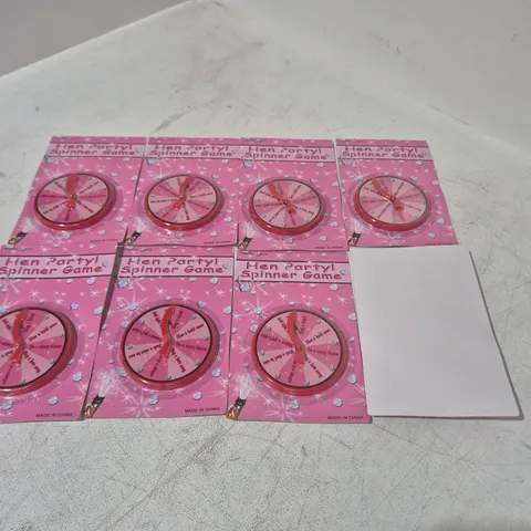 LOT OF APPROXIMATELY 70 HEN PARTY SPINNER GAMES