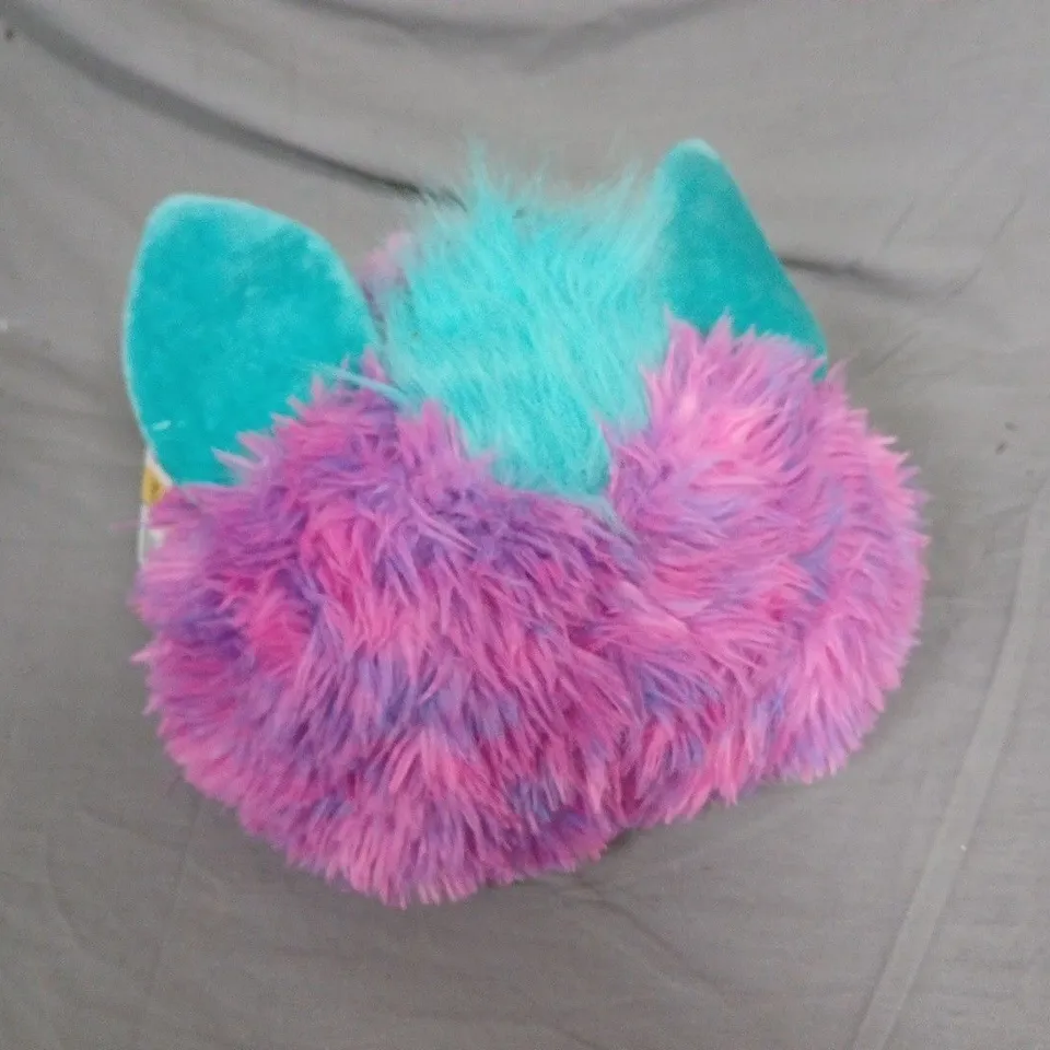 FURBY PLUSH TOY – PINK & TEAL FUR WITH TAG