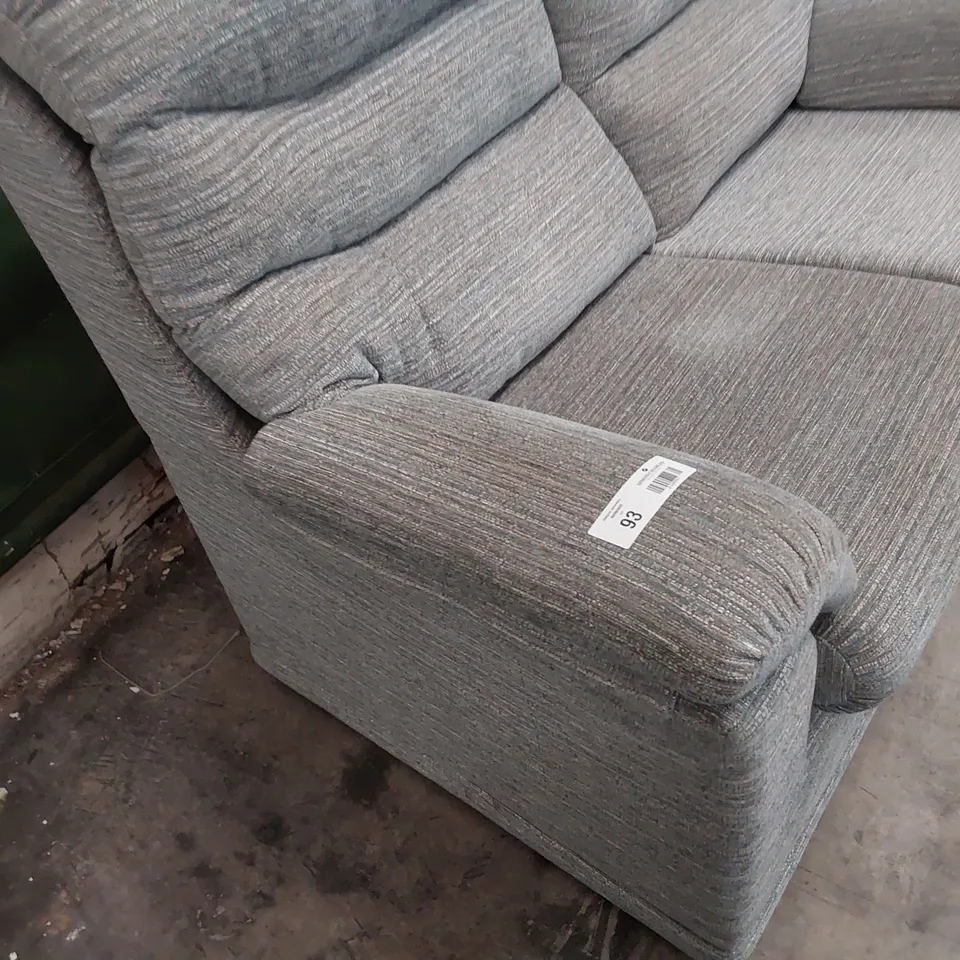 QUALITY BRITISH DESIGNER G PLAN MALVERN TWO SEATER SOFA VICTORIA MARINE FABRIC 
