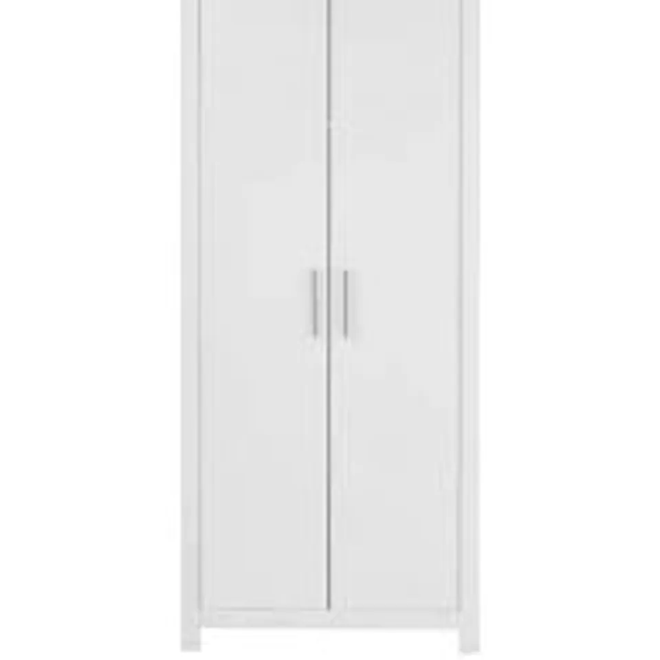 BOXED RIO 2-DOOR WARDROBE IN OAK - 2 BOXES COMPLETE