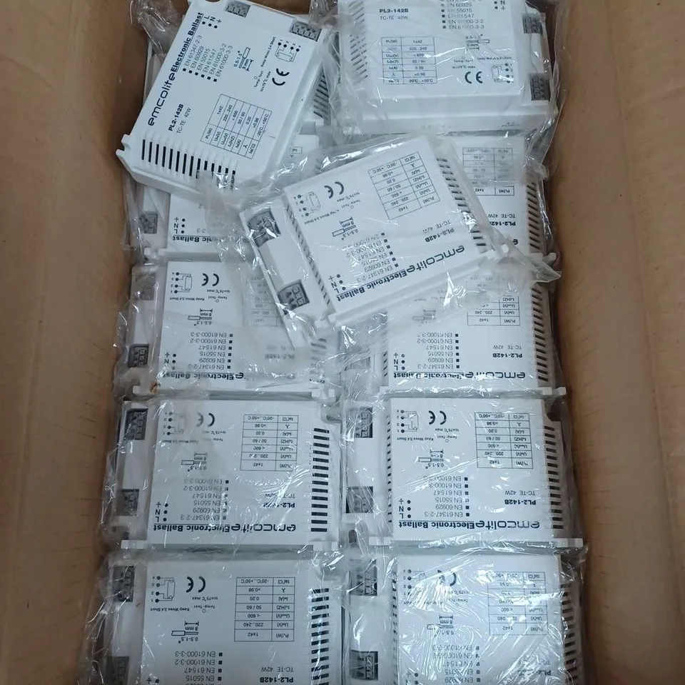 APPROXIMATELY 20 EMCOLITE ELECTRONIC BALLASTS