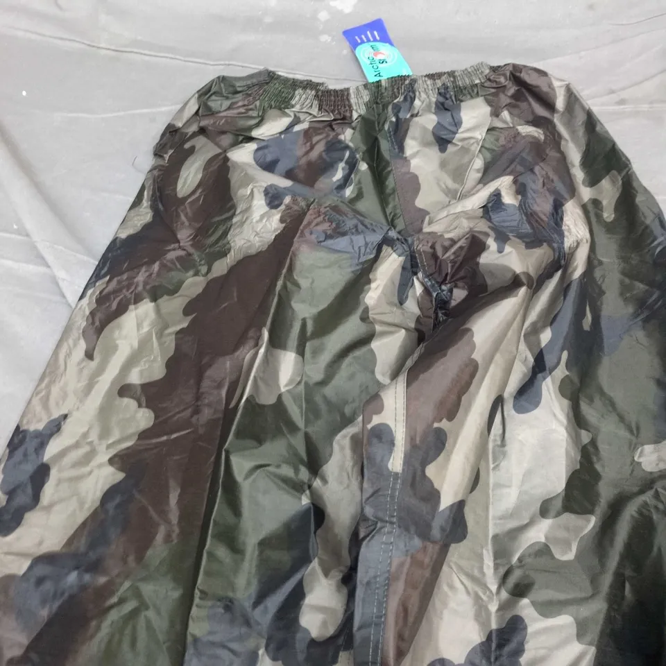 ORBITT ADULTS WATERPROOF TROUSERS – LT CAMO, SIZE XL
