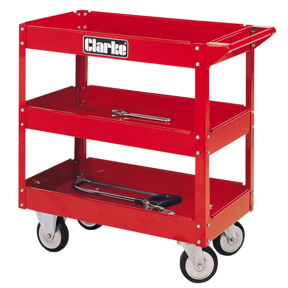 CLARKE CTT5 - 3 TIER SERVICE TROLLEY