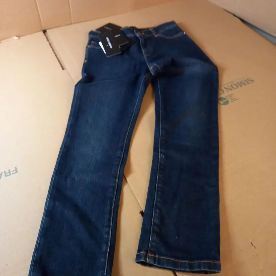 DOLCE & GABBANA DENIM BLUE JEANS - SIZE 7-8 YEARS